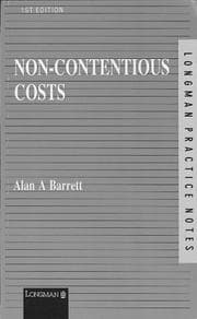 Tapa de Non-Contentious Costs