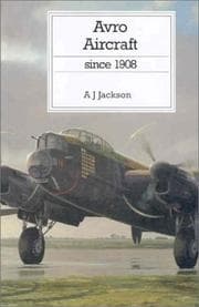 Tapa de Avro Aircraft Since 1908