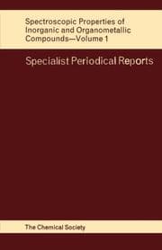 Tapa de Spectroscopic Properties of Inorganic and Organometallic Compounds