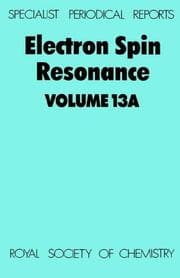 Tapa de Electron Spin Resonance, Vol 13A