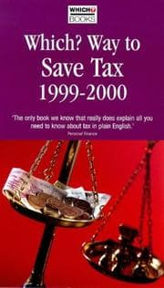 Tapa de "Which?" Way to Save Tax ("Which?" Guides)