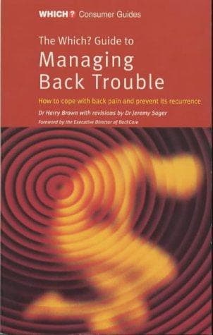 Tapa de "Which?" Guide to Managing Back Trouble ("Which?" Consumer Guides)