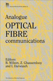 Tapa de Analogue optical fibre communications