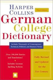 Tapa de Collins German dictionary