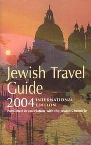 Tapa de Jewish Travel Guide 2004 (Jewish Travel Guide)