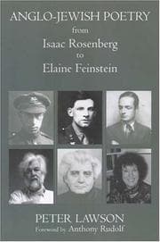 Tapa de Anglo-jewish Poetry From Isaac Rosenberg To Elaine Finestein