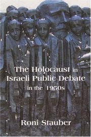 Tapa de The Holocaust in Israeli Public Debate in the 1950s