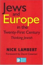 Tapa de Jews and Europe in the Twent-First Century