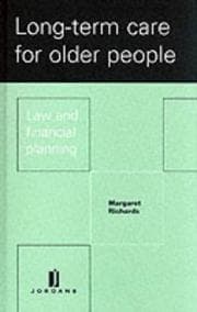 Tapa de Long Term Care for Older People
