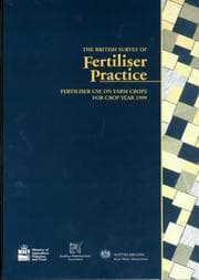 Tapa de British Survey of Fertiliser Practice