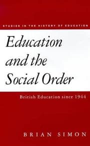 Tapa de Education and the Social Order