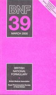 Tapa de British National Formulary No. 39