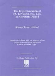Tapa de The Implementation of EC Environmental Law in Northern Ireland