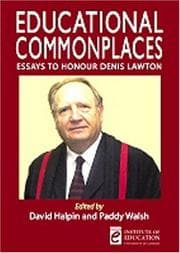 Tapa de Educational Commonplaces