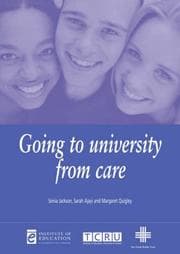 Tapa de Going to University from Care