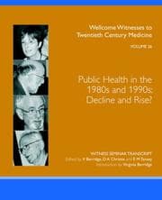 Tapa de Public Health in the 1980s and 1990s