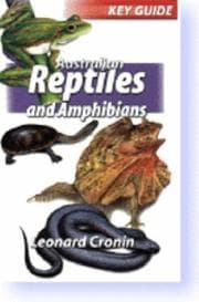 Tapa de Australian Reptiles and Amphibians (Key Guides)