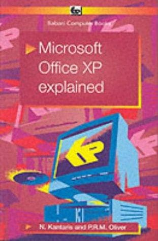 Tapa de Microsoft Office XP Explained