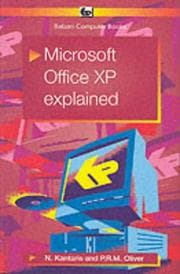 Tapa de Microsoft Office XP Explained