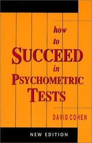 Tapa de How to succeed in psychometric tests