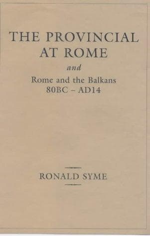Tapa de The provincial at Rome