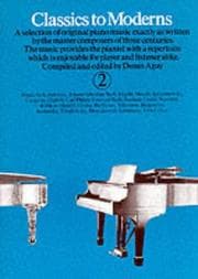Tapa de Classics to Moderns for Piano