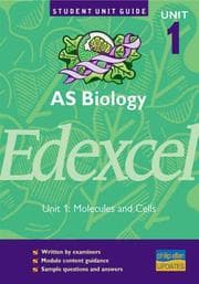 Tapa de Edexcel AS Biology, Unit 1 (Student Unit Guides)