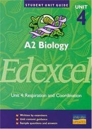 Tapa de Edexcel A2 Biology Unit 4 (Student Unit Guides)