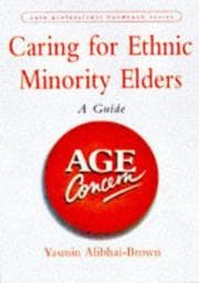 Tapa de Caring for Ethnic Minority Elders (Care Professional Handbook Series)
