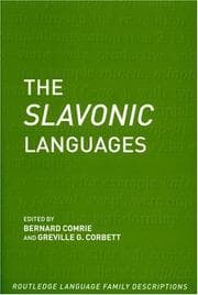 Tapa de The Slavonic Languages