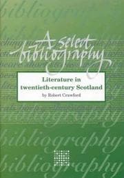 Tapa de Literature in twentieth-century Scotland