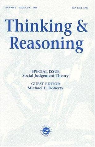 Tapa de Social Judgement Theory