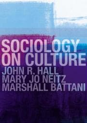 Tapa de Sociology On Culture