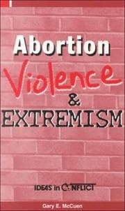 Tapa de Abortion Violence & Extremism (Ideas in Conflict Series.)