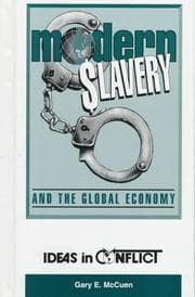 Tapa de Modern Slavery and the Global Economy (Ideas in Conflict Series)