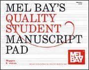 Tapa de Mel Bay's Quality Student Manuscript Pad, 6-Stave