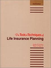 Tapa de The Tools & Techniques of Life Insurance Planning (Tools and Techniques of Life Insurance Planning)
