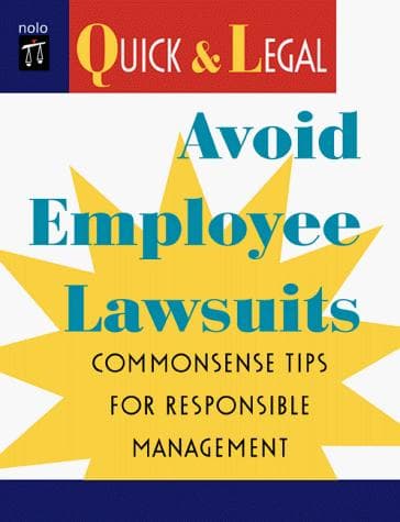Tapa de Avoid Employee Lawsuits
