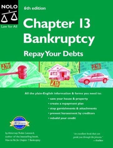 Tapa de Chapter 13 bankruptcy