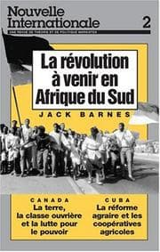 Tapa de LA Revolution a Venir En Afrique Du Sud (Nouvelle Internationale)
