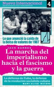Tapa de La marcha del imperialismo hacia el fascismo y la guerra, Nueva Internacional no. 4 (Nueva Internacional , No 4)