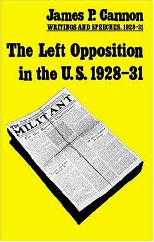Tapa de The Left Opposition in U.S