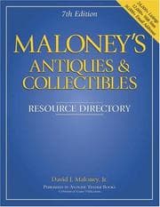 Tapa de Maloney's Directory To Antiques & Collectibles (Maloney's Antiques and Collectibles Resource Directory)