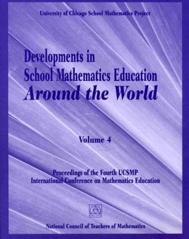 Tapa de Developments in School Mathematics Education Around the World