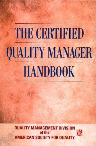 Tapa de The certified quality manager handbook