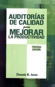 Tapa de Auditorias De Calidad Para Mejorar La Productividad