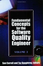 Tapa de Fundamental concepts for the software quality engineer