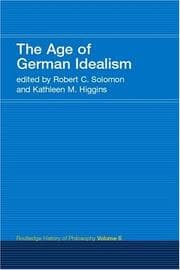 Tapa de The age of German idealism