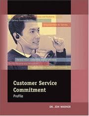 Tapa de Customer Service Commitment Profile