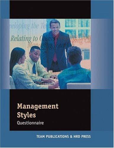 Tapa de Management Styles Questionnaire